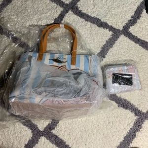 NWT Loungefly dumbo striped tote AND wallet set